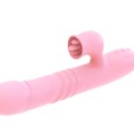 Wibrator królik grzejący zwinny języczek rotuje