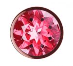 Plug-Butt Plug Diamond Ruby Shine L Rose Gold - obrazek 4