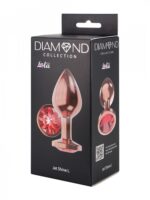 Plug-Butt Plug Diamond Ruby Shine L Rose Gold - obrazek 5