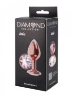 Plug-Butt Plug Diamond Moonstone Shine S Rose Gold - obrazek 5