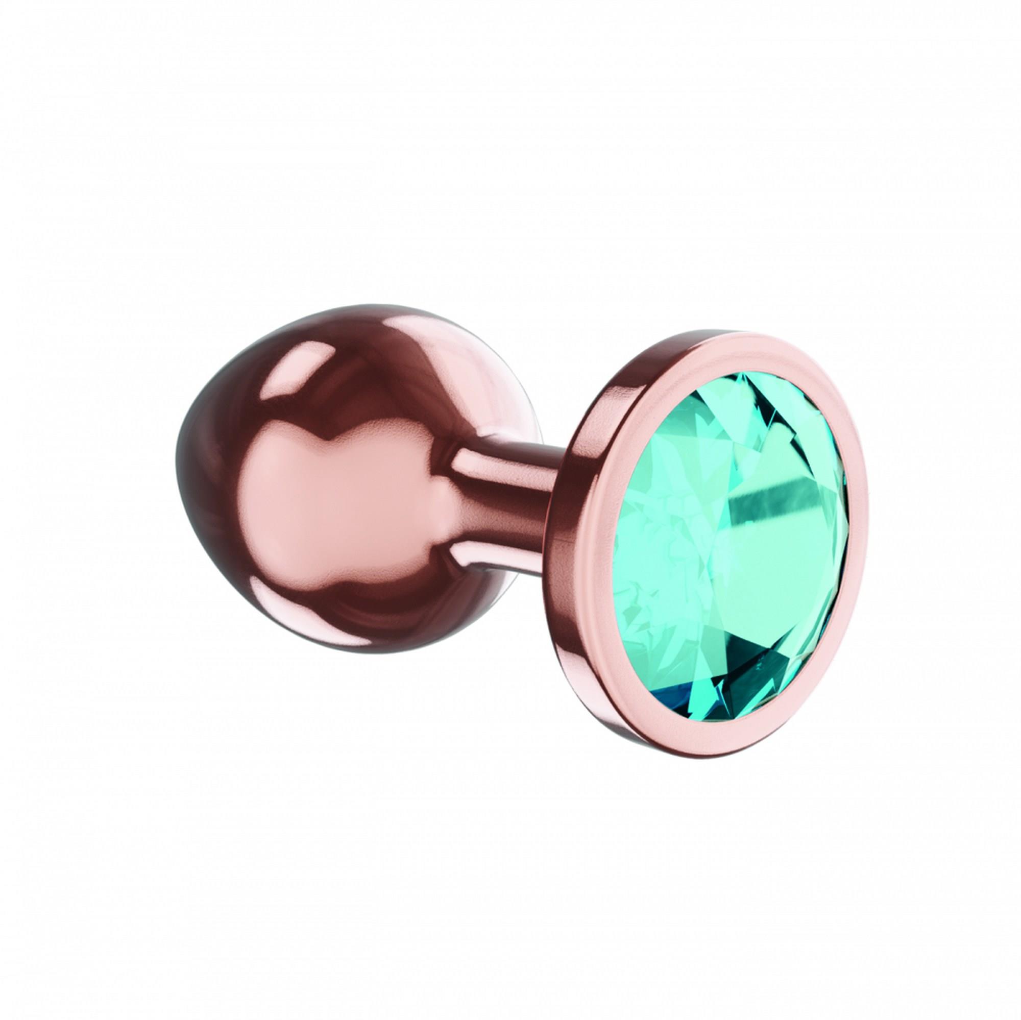 220720256880020cc13ee.jpeg Plug-Butt Plug Diamond Topaz Shine L Rose Gold - obrazek 1