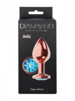 Plug-Butt Plug Diamond Topaz Shine L Rose Gold - obrazek 6