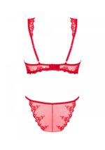 Bielizna-Lonesia komplet 2-częściowy czerwony L/XL - obrazek 7