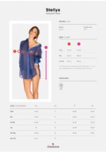 Bielizna-Stellya babydoll niebieska XL/XXL - obrazek 8