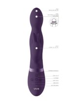 Wibrator królik - 360degrees Rabbit - Purple - obrazek 6