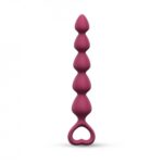 Zatyczka analna silikonowa giętka kulki gejszy S-L