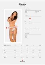 Bielizna-Bianelle pas do pończoch biały L/XL - obrazek 8