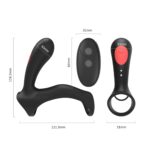 Masażer prostaty pierścień wibrujący na penisa - obrazek 4