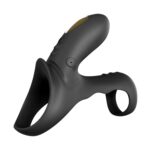 Podwójny pierścień wibracyjny na pilota czarny - obrazek 3