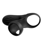 Podwójny pierścień wibracyjny na pilota czarny - obrazek 6