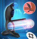 Wibrujący pierścień na penisa ze stymulatorami - obrazek 3