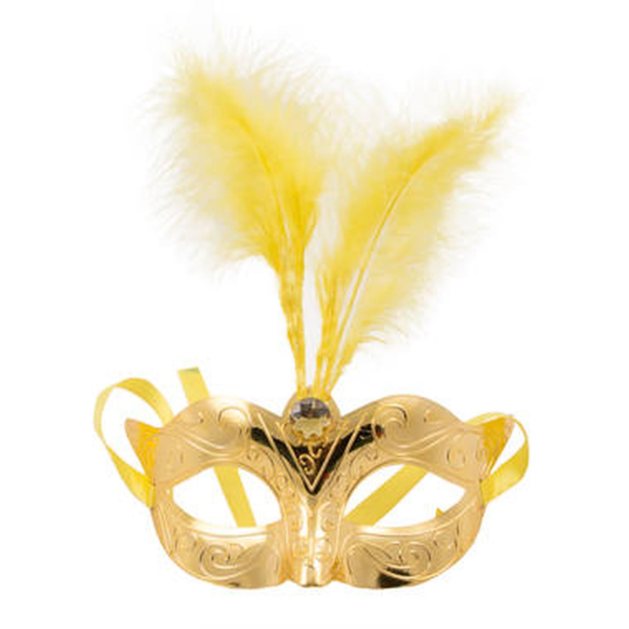 2307202568805ed3678e0.jpeg Maska-Venetian Mask Gold - obrazek 1