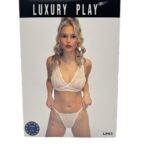 Bielizna-Luxury Play - Lingerie Set Small White
