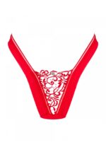 Bielizna-Larisya stringi czerwone S/M - obrazek 8