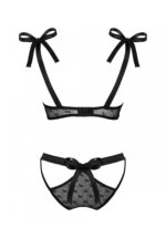 Bielizna-Obsessivia komplet 2-częściowy czarny L/XL - obrazek 7