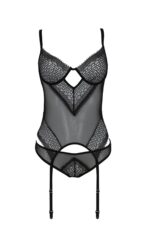 Bielizna-DENERYS CORSET black S/M - obrazek 4