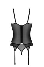 Bielizna-DENERYS CORSET black S/M - obrazek 5