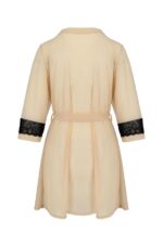 Bielizna-DAISY PEIGNOIR beige XXL/XXXL - obrazek 5