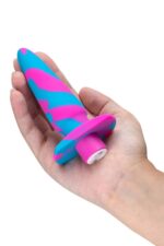 Kolorowy silikonowy korek zatyczka analna plug - obrazek 7