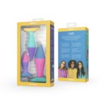 Zestaw kolorowych silikonowych korków analnych - obrazek 3