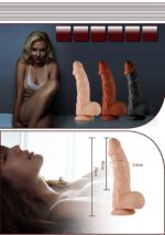 Wielkie dildo penis przyssawka żylasty duży giętki - obrazek 8