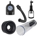 Czarna pompka do penisa próżniowa powiększenie - obrazek 9