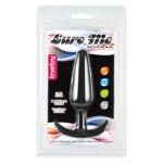 Silikonowy korek analny czarny z uchwytem 13,2 cm