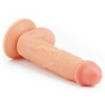 Wyżyłowany penis gruby z przyssawką dildo 20 cm - obrazek 7