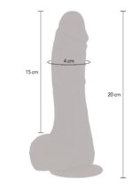 Realistyczne dildo mocna przyssawka sztuczny penis - obrazek 6