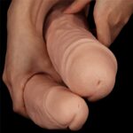 Podwójne potężne dildo do sexu wyżyłowane 33 cm - obrazek 7
