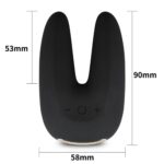 Stymulator łechtaczki sutków silna wibracja czarny - obrazek 3