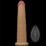 Silikonowy analny penis z przyssawką żylasty 23cm - obrazek 5