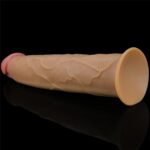 Silikonowy analny penis z przyssawką żylasty 23cm - obrazek 9