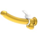 Pierścień wibrujący silikonowy na penisa biały - obrazek 3