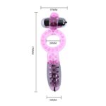 Wibrujący pierścień na członka masażer łechtaczki - obrazek 4