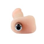 Dildo realistyczny wygląd penis z jądrami 12,5 cm - obrazek 3