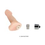Dildo realistyczny wygląd penis z jądrami 12,5 cm - obrazek 7