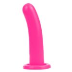 Silikonowe dildo do strap-ona sex analny różowe - obrazek 3