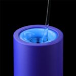 Fioletowy masturbator z szeregiem wypustek 19 cm - obrazek 7