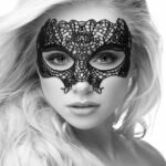 Zmysłowa maska koronkowa wenecka na oczy