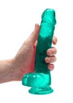 Dildo długie żylaste z mocną przyssawką penis 21cm - obrazek 5
