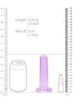 Dildo małe gładkie z mocną przyssawką 13,5 cm - obrazek 6