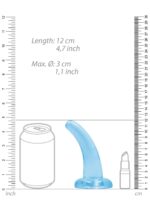 Małe gumowe dildo z mocną przyssawką 11,2 cm - obrazek 6