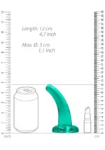 Gładkie małe dildo do stymulacji pochwy anusa 12cm - obrazek 7