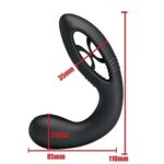 Elastyczny wibrator analny 7 funkcji wodoodporny - obrazek 8