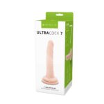 Gruby żylasty penis realistyczny przyssawka 18 cm - obrazek 3