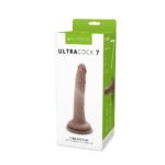 Realistyczny silikonowy penis z przyssawką 18 cm - obrazek 3