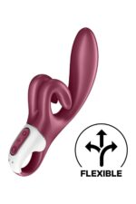 Wibrator króliczek Satisfyer Touch Me bordowy - obrazek 4
