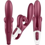 Wibrator króliczek Satisfyer Touch Me bordowy - obrazek 5