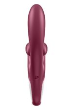 Wibrator króliczek Satisfyer Touch Me bordowy - obrazek 10